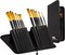 15-pc Acrylic Paint Brushes Set with Case - Acrylic, Oil, Watercolor Brush Set - 15 All-Purpose Paint Brushes with Zip-Up Case